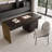 Italian light luxury style desk and chair set