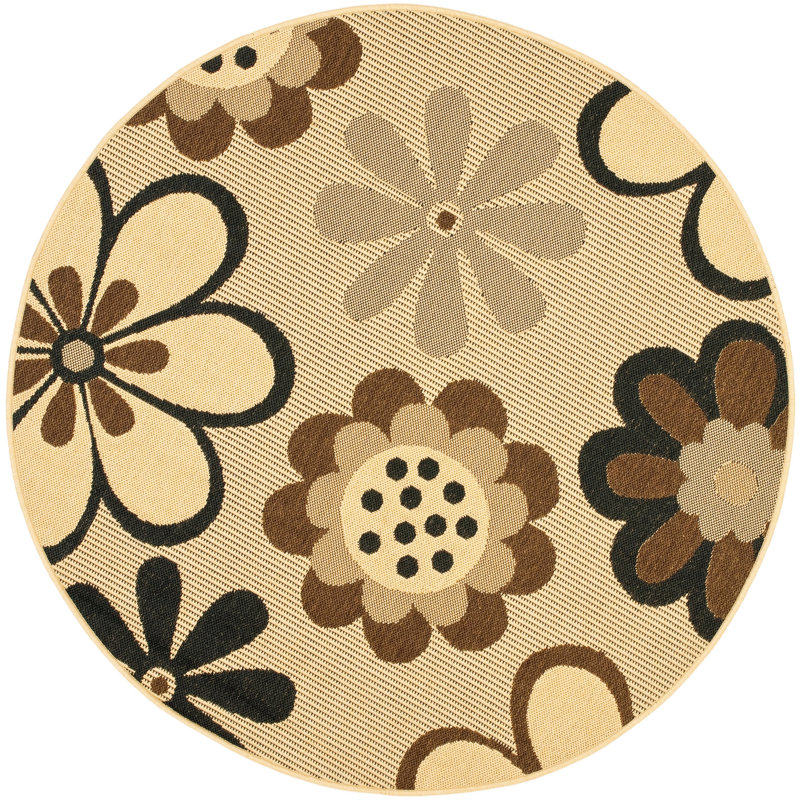 Herefordshire Performance Floral Indoor/Outdoor Area Rug, Rectangle 6'7" x 9'6"