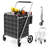 40.5'' H x 25'' W Utility Cart with Wheels