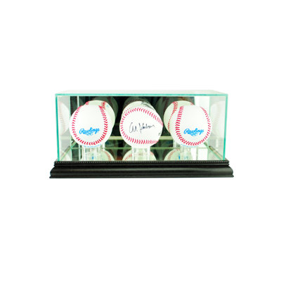 Perfect Cases And Frames 10'' W 5'' D Baseball Glass Ball / Puck Case