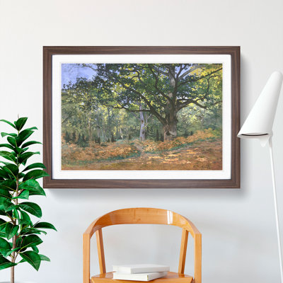 The Bodmer Oak Tree by Claude Monet - Framed Print