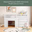 Lit mezzanine simple avec armoire et tablette-55031009