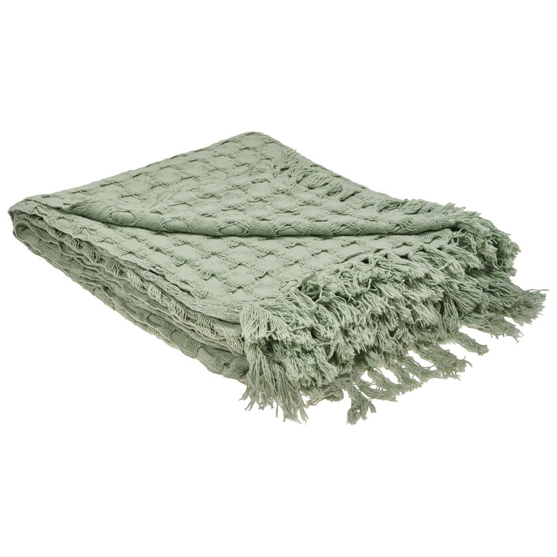 BERE Cotton Solid Colour Bedspread, 240 x 220 cm Bedspread