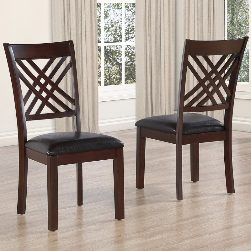 Adrian Oval Wood Dining Table Set, 7 Pieces: Table, 6 Chairs