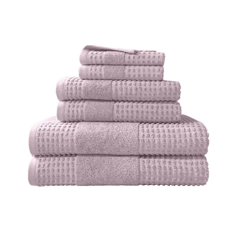 Martex Expression Air Sculpted Lilac 6 Piece Towel Set, Lilac
