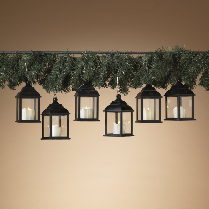 Illuminating Led Candle Lantern With Remote Control Set Of 6