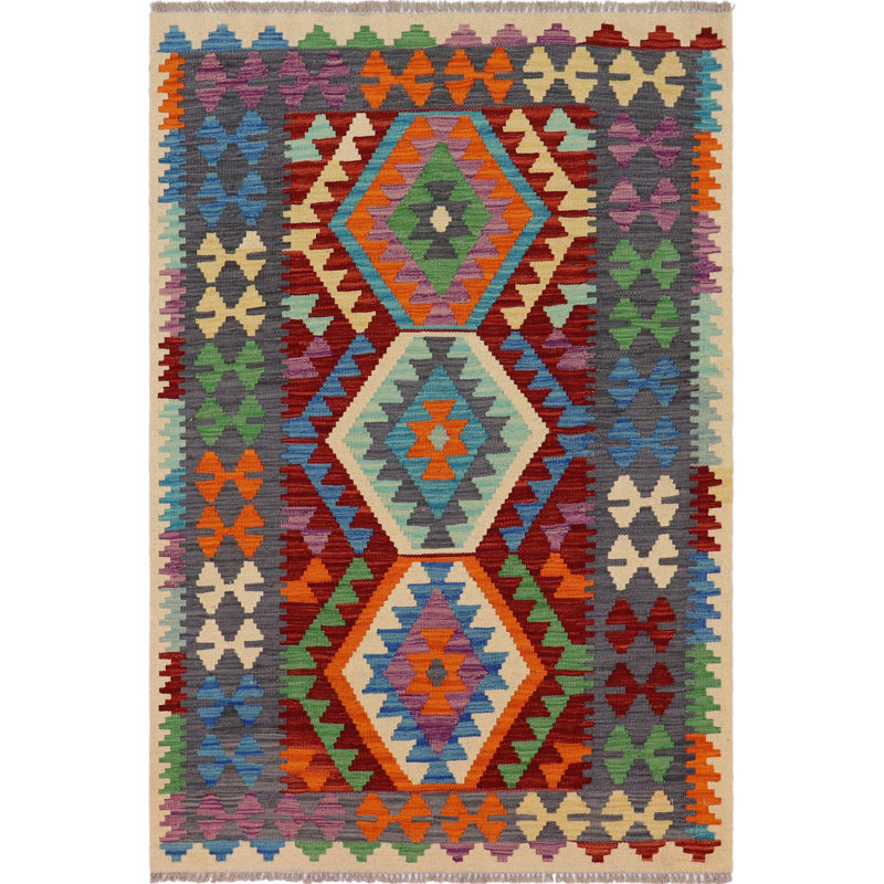 Wool Geometric Rug