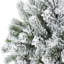 Arbre de Noël artificiel pin vert / blanc 5 pi