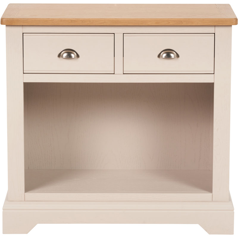 85cm Solid Wood Top Console Table