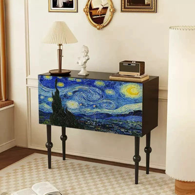 Modern Minimalist 2-Door Sideboard Accent Cabinet
