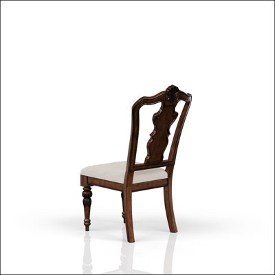 Chaise d'appoint en acajou traditionnel