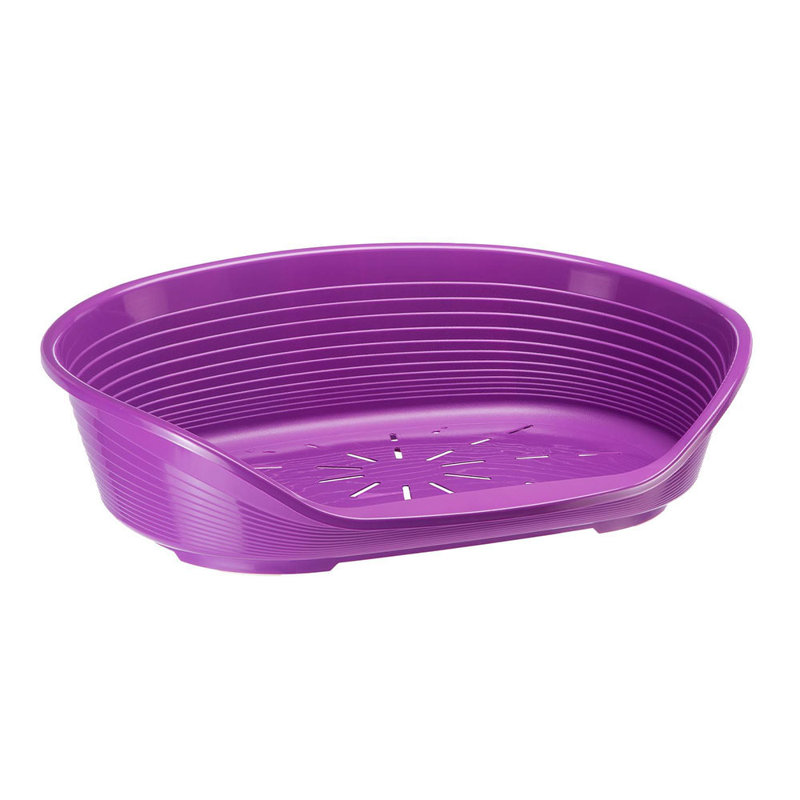 Zyaire Plastic Pet Bed, 28.5cm H x 93.5cm W x 68cm D, Purple