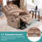 Upholstered Heated Massage Chair-1547293861