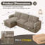 Canapé modulaire avec repose-pieds Boneless-1690704840