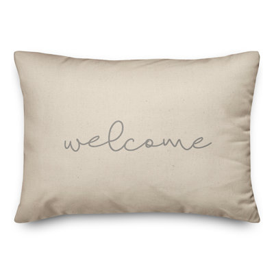 Chalisse Welcome Rectangular Pillow Cover and Insert