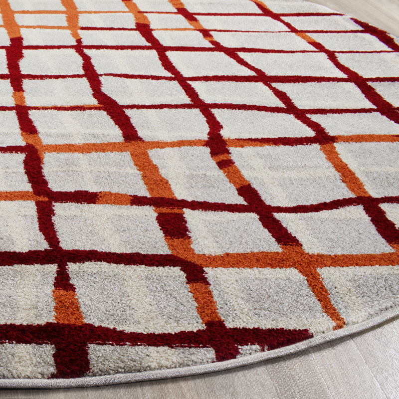 Seto Performance Abstract Rug, Round 7'