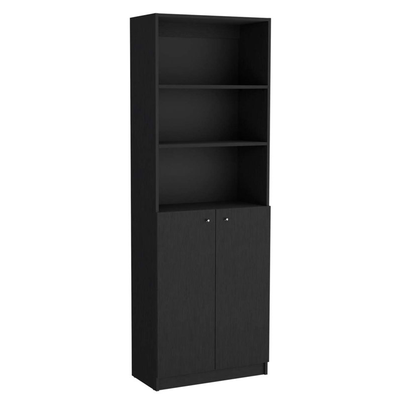 Ensemble de salon moderne 3 pièces avec bibliothèques polyvalentes pour un style élégant et fonctionnel 