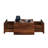 Coffee Table, Small Accent Table With Two Drawers For Home