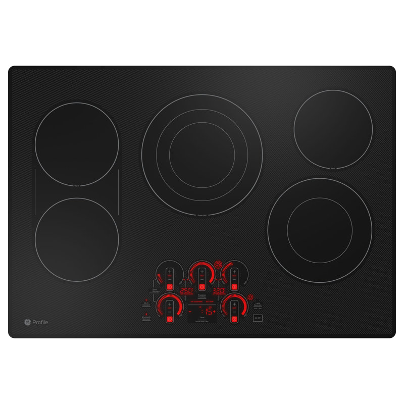 29.75" Electric Cooktop with 5 Elements, Black