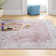 Tapis oriental rose / ivoire Longino