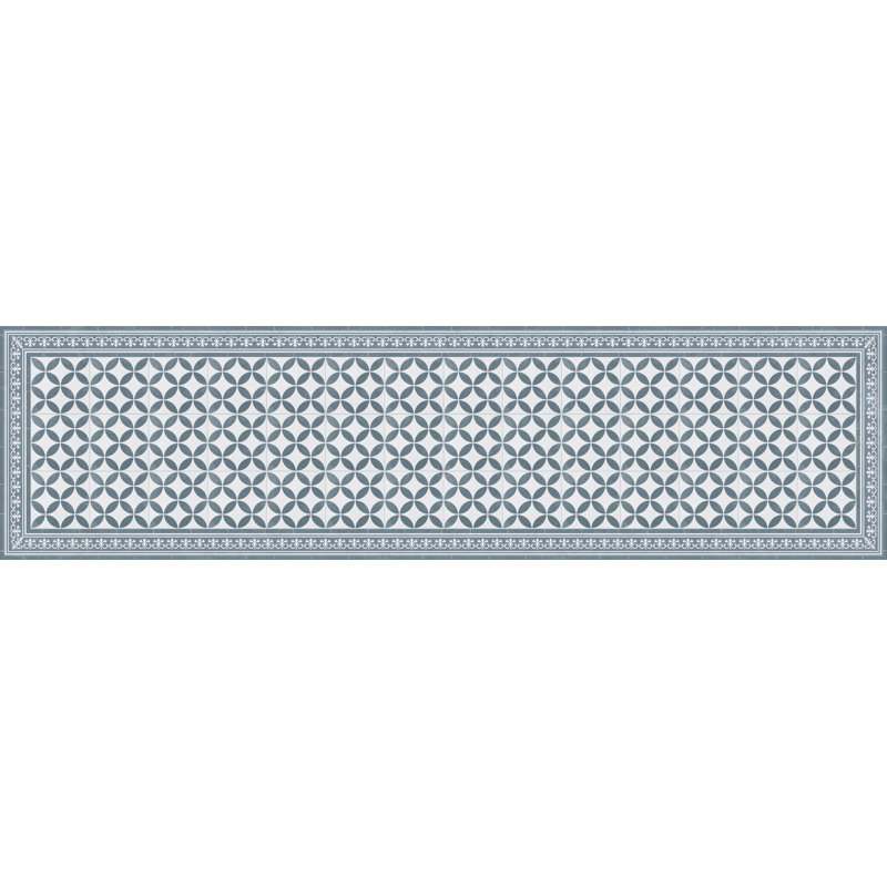 Emelye Vinyl Machine Printed Area Rug, Rectangle 2'2" x 8'2.4"