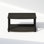 Support multifonction à 2 niveaux pour imprimante, avec tablette de rangement et présentoir, couleur espresso/noir