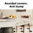 5Pcs Round Dining Table Set, Modern Kitchen Table With Lazy Susan For 4/6/8-1815583289-1815583294