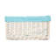 Wicker Willow Storage Basket with Lining-15132812