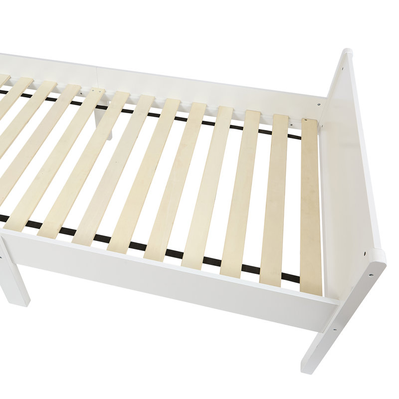 Kids White Single Bed
