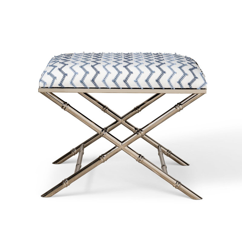 Lauderdale Mozzi Bench, Nickel