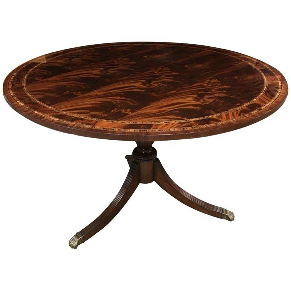 Mahogany Round Dining Table Leighton Hall Furniture