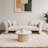 Preito Sofa, Ivory/Beige