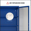 Armoire de rangement à double porte vitrée avec tablettes réglables Fioranna-1214509245