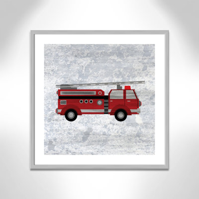 Red 1 Paper Print