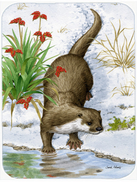 Planche à découper en verre à eau caroline Otter