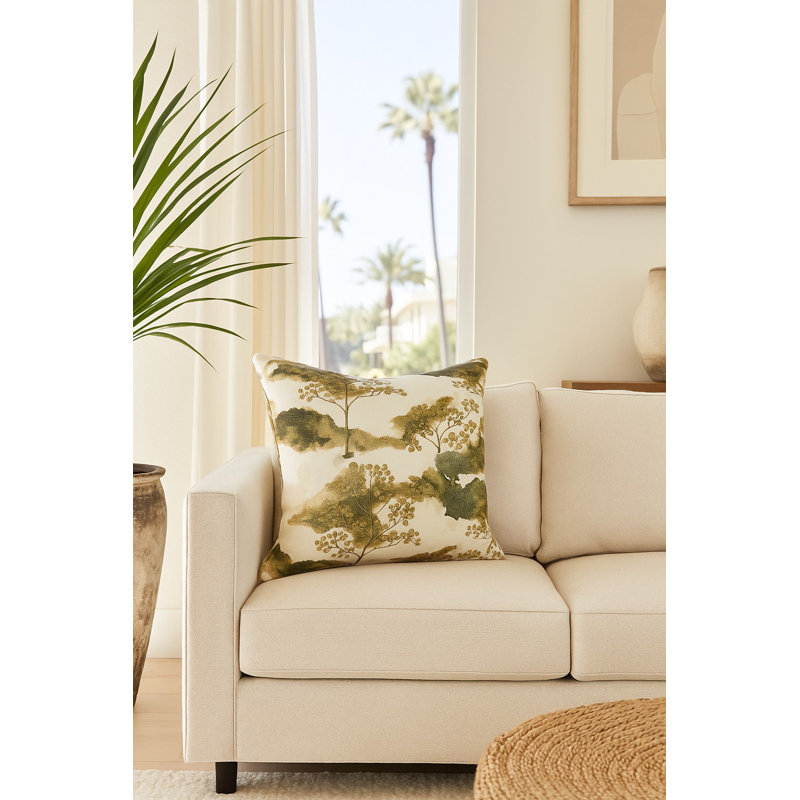 Avalon Linen Square Pillow Cover & Insert