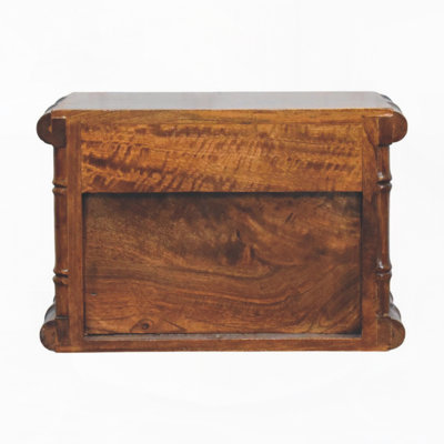 Table de chevet murale en bambou