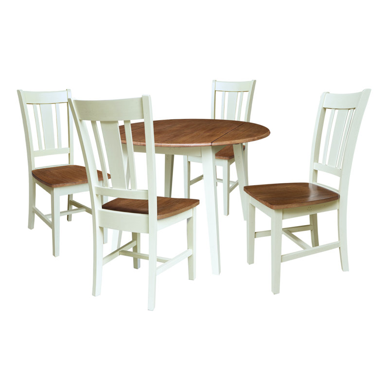 Ensemble de salle à manger Daschle, Noyer blanc / écorce