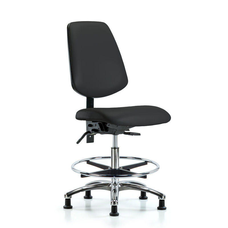 Chaise à dessin banc Aryana, Noir, Patins, Inclus