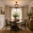 Allmeria 3-Light 14" W Modern Farmhouse Dimmable Semi Flush Mount