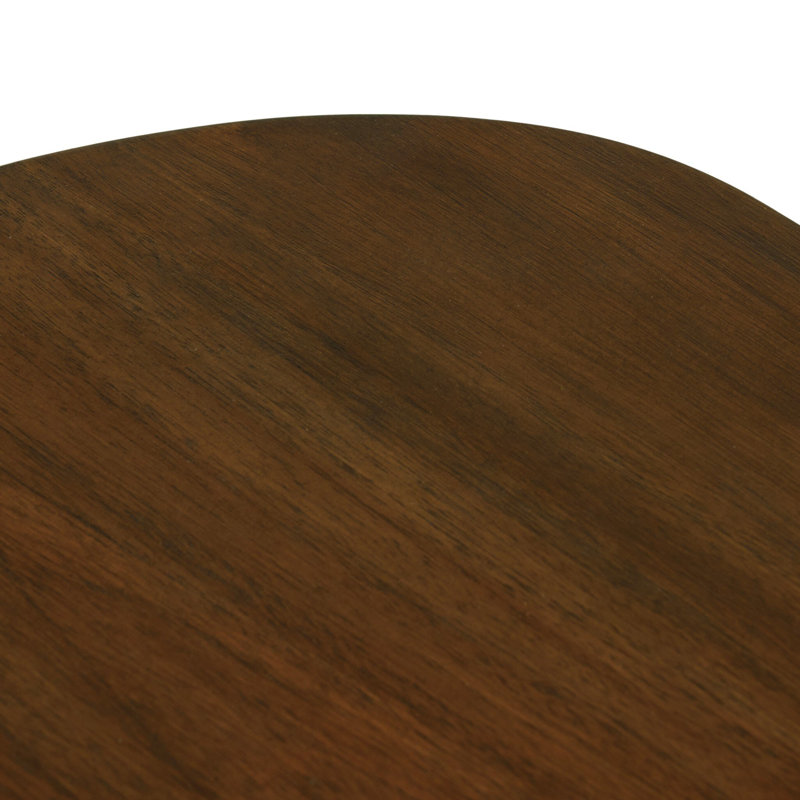 Paden Nightstand-Aged Black Acacia, Seasoned Brown Acacia