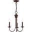 Lustre 3 lumières de style bougie Arunvir-251971429