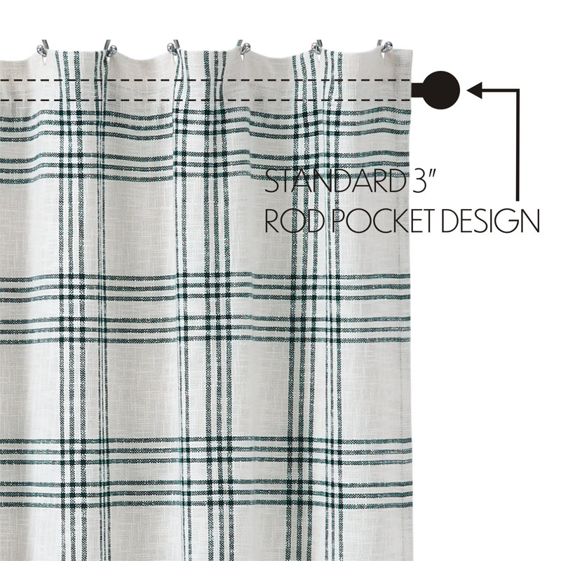 Crochets de rideau de douche Cohin, Vert