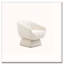 Chaise pivotante Boucle, structure en bois massif