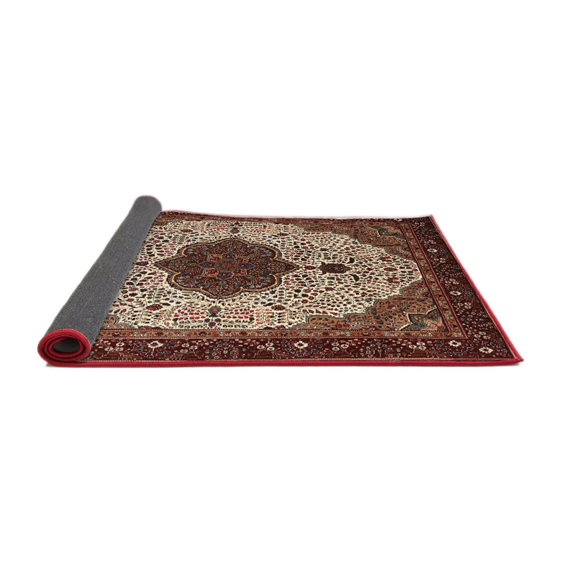 Tapis oriental brun / beige, Rond 7 pi
