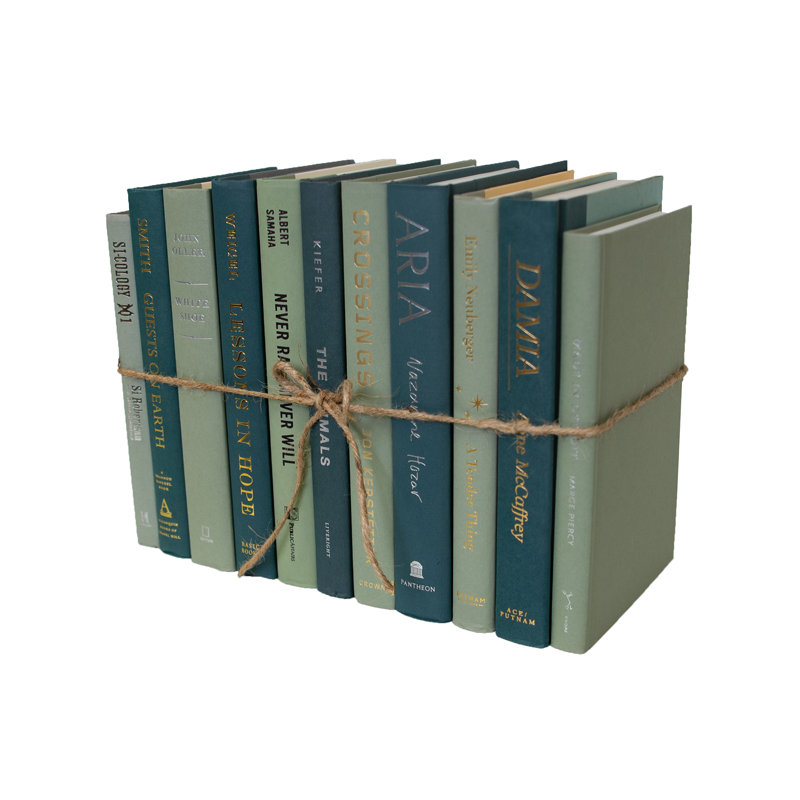 Decorative Books - Ivy Book Bundle - 1 Foot of Green Books