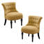 Chaise d'appoint d'appoint en chenille 24,4 po de largeur (ensemble de 2)-419939265