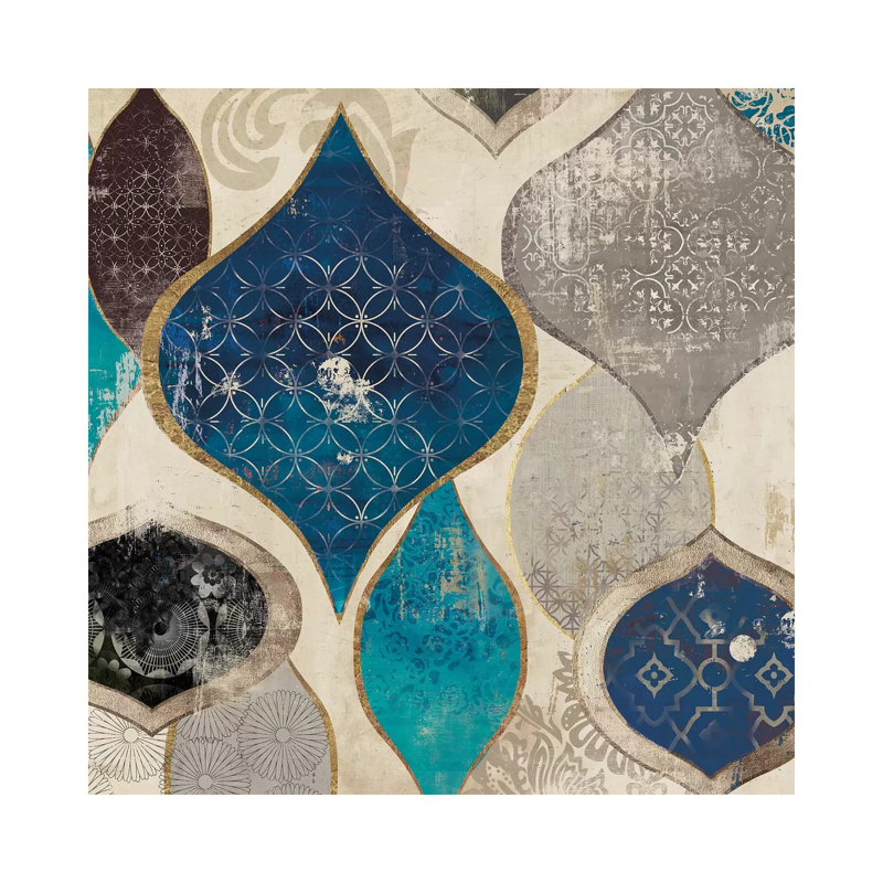 Blue Rhapsody I by Aimee Wilson - Wrapped Canvas Print, 30.48 cm H x 30.48 cm W