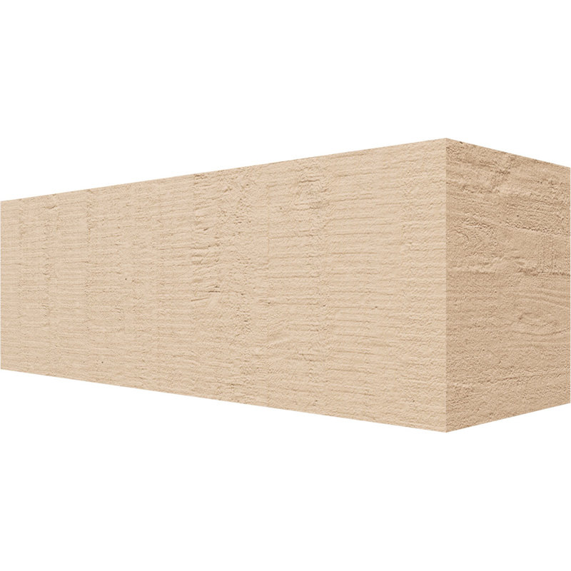 Block Block Woodgrain TimberThane Raider Tail, apprêté brun clair, H 4 po x l 12 po x P 4 po