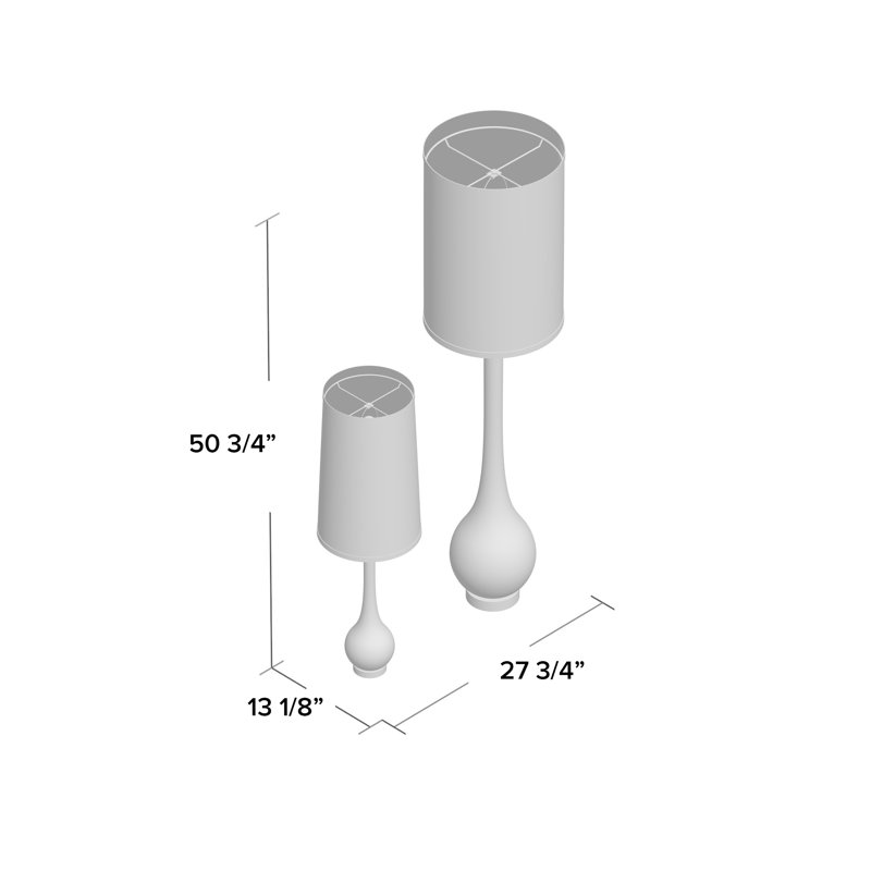 Bulb Floor Lamp-Nickel